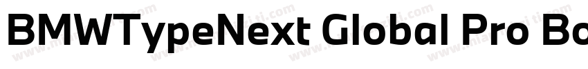 BMWTypeNext Global Pro Bold字体转换